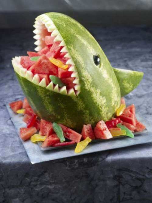 Funny-food-art-Watermelon-shark