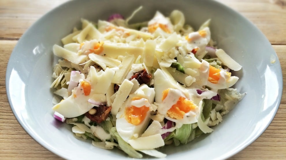 Recept gezonde Ceasar salade