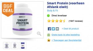 Afslank eiwit smart protein body en fits hop