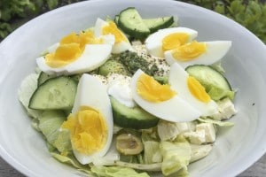 Griekse ei salade
