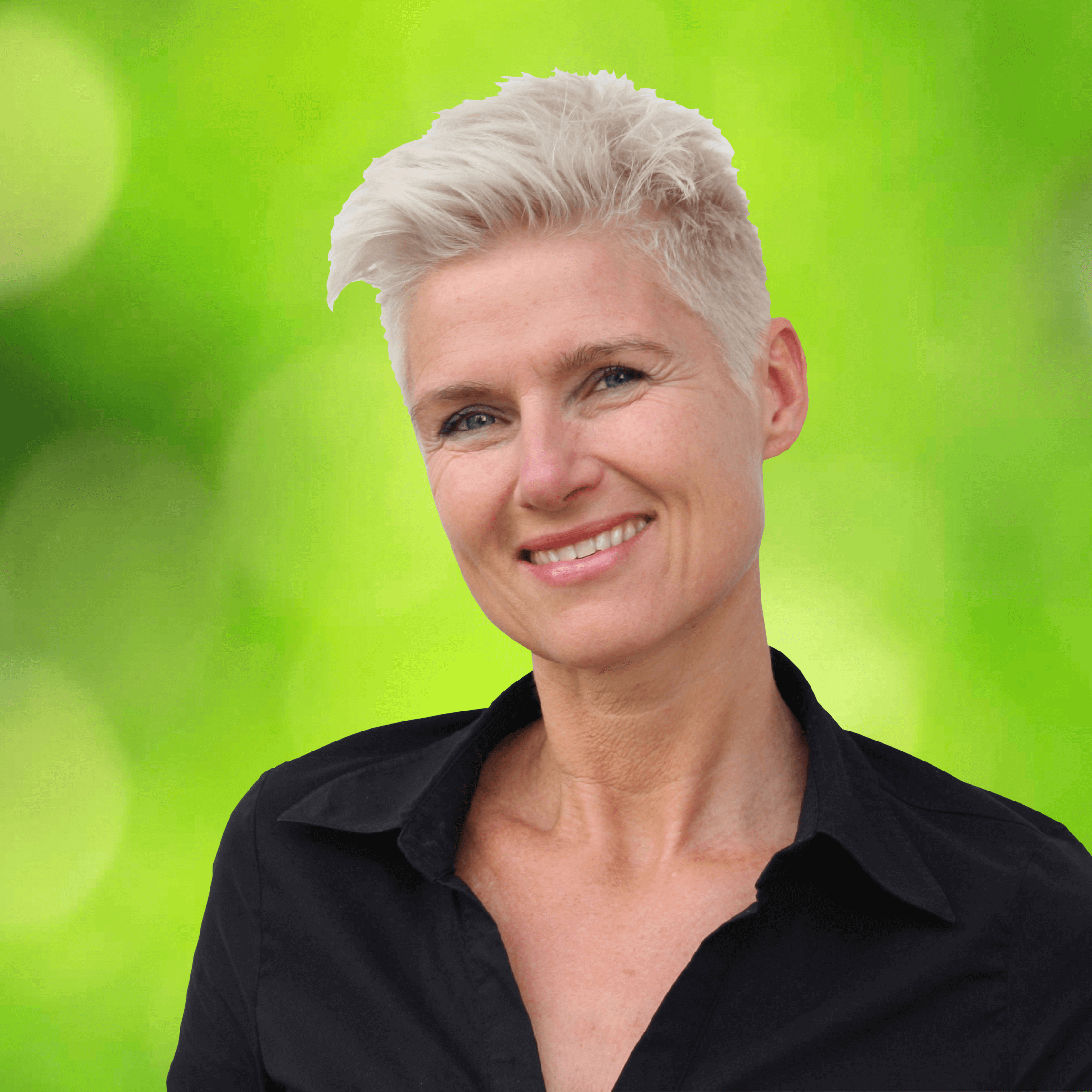 Evelina portret-groen