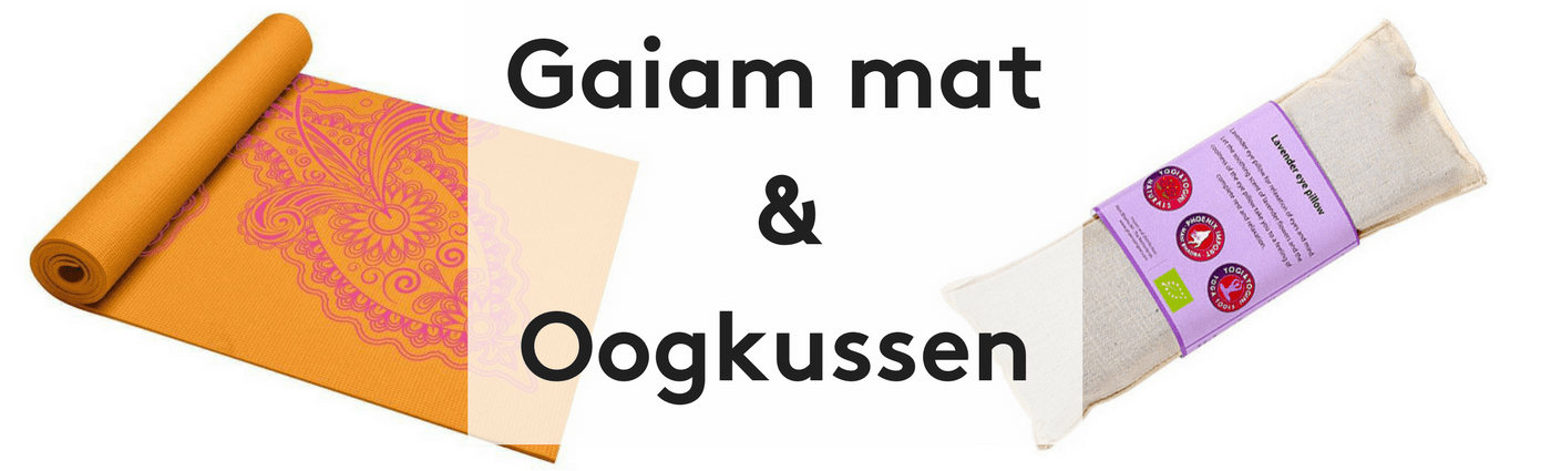 Gaiam mat & Oogkussen
