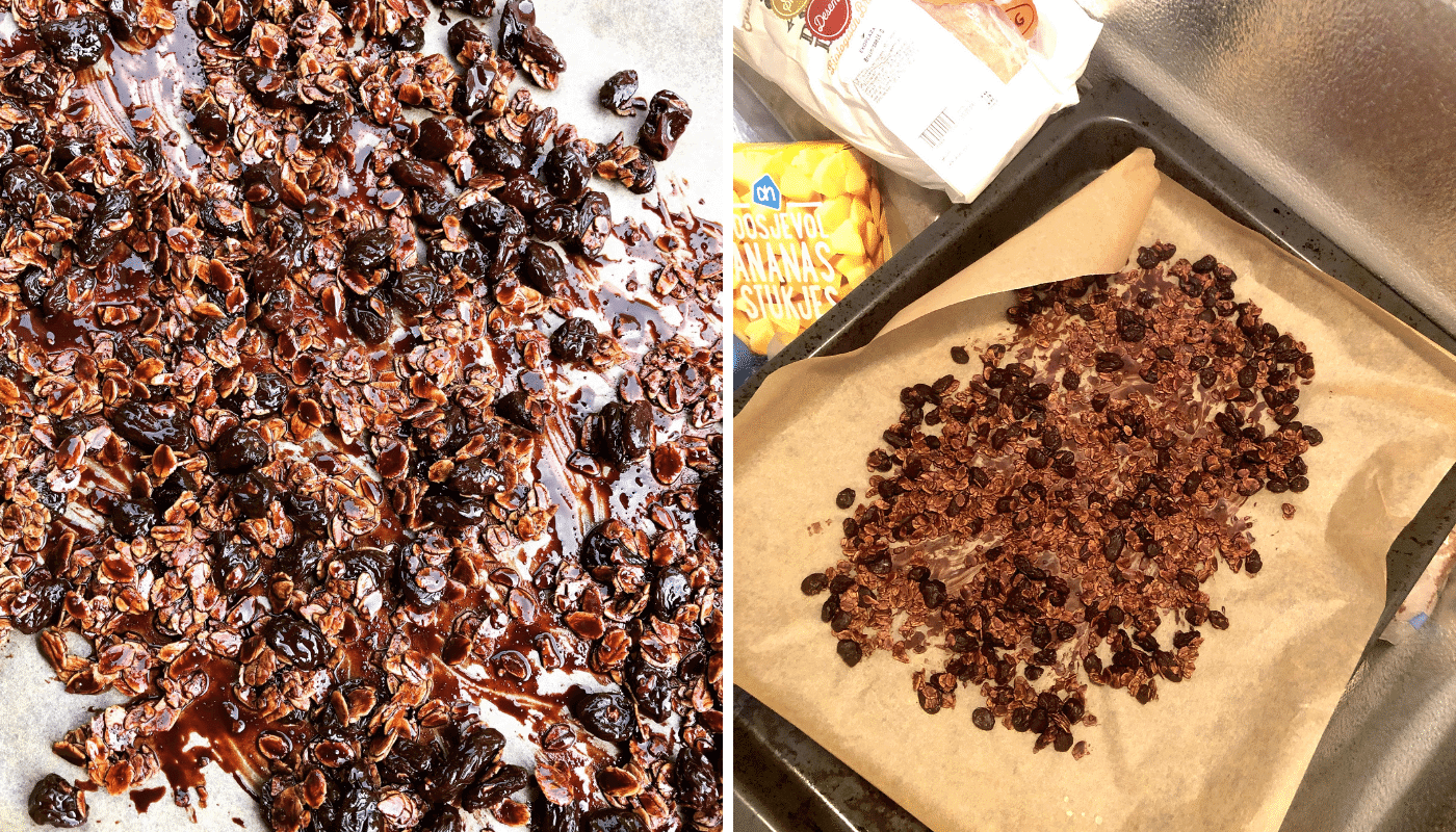 chocolade granola / cruesli zelf maken