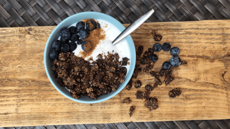 chocolade granola / cruesli zelf maken